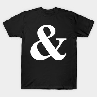 Plural Pride Ampersand! - white font T-Shirt